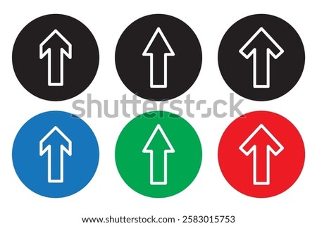 Swipe up, arrow up icon modern button for web or appstore design black symbol isolated on white background. Vector EPS 10.