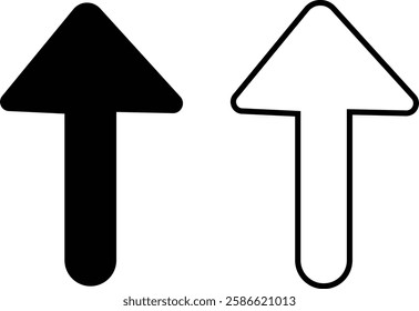 Swipe up, icon set of buttons for social media. Black arrows, buttons vector collection isolated on transparent background. Sign for web advertising and marketing in social media application.