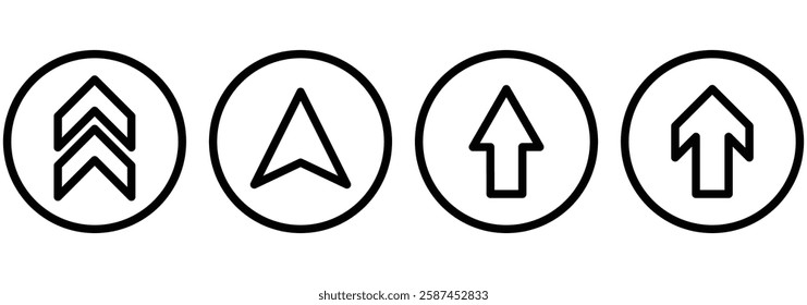 Swipe up. Swipe up icons. Swipe up arrow button. Swipe up arrow icon and button set. vector illustration eps 888.