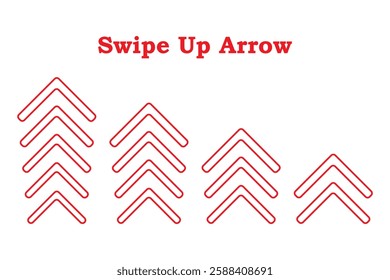 Swipe up. Swipe up icons. Swipe up arrow button. Swipe up arrow button set.