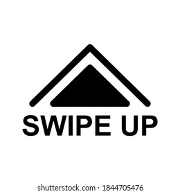 Swipe up, set of buttons for social media. Arrows, buttons and web icons for advertising and marketing in social media application. Scroll or swipe up. vector illustration on white background