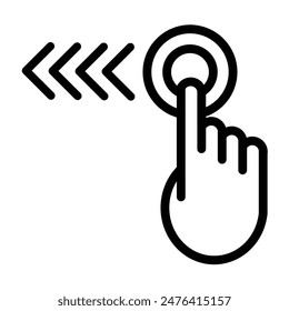 Diseño de iconos de línea de Vector