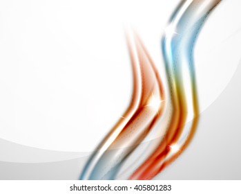 Swirl abstract background. Vector blur waves