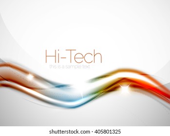 Swirl abstract background. Vector blur waves