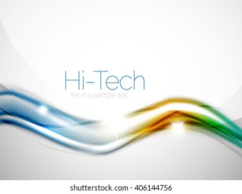 Swirl abstract background. Vector blur waves