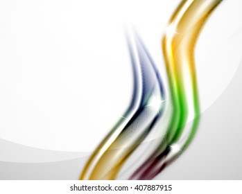 Mueva el fondo abstracto. Ondas de desenfoque de vectores