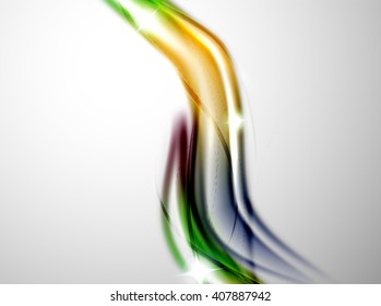 Mueva el fondo abstracto. Ondas de desenfoque de vectores