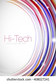 Swirl abstract background. Vector blur waves