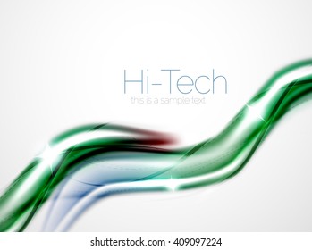 Swirl abstract background. Vector blur waves