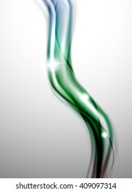 Swirl abstract background. Vector blur waves