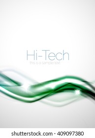 Swirl abstract background. Vector blur waves