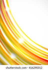 Fundo abstrato giratório. Ondas de desfoque vetorial