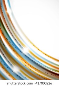 Swirl abstract background. Vector blur waves