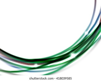 Swirl abstract background. Vector blur waves