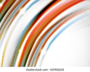 Swirl abstract background. Vector blur waves