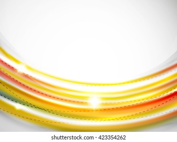 Swirl abstract background. Vector blur waves