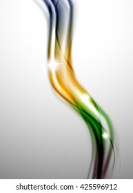 Swirl abstract background. Vector blur waves