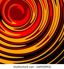 Ilustración del vector de fondo abstracto de Swirl. Para tu fondo web, elemento de diseño.