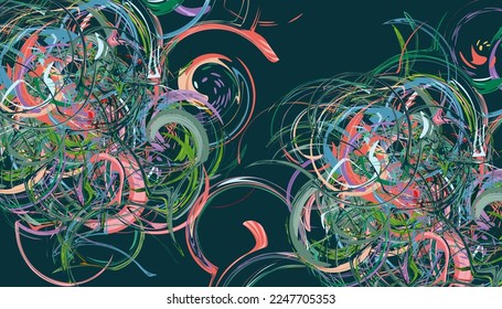 Swirl Abstract Blob Background Design Vector