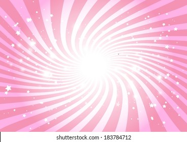 Swirl abstract circular stripes background burst of stars illustration - Background circular  illustration vector blast