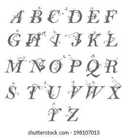 Swirl  alphabet