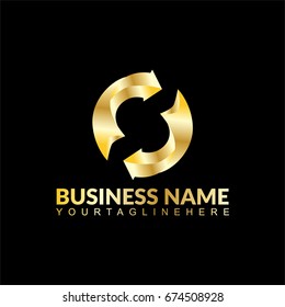 swirl arrow logo