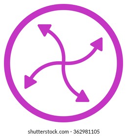 Swirl Arrows Icon