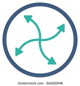 Swirl Arrows Icon