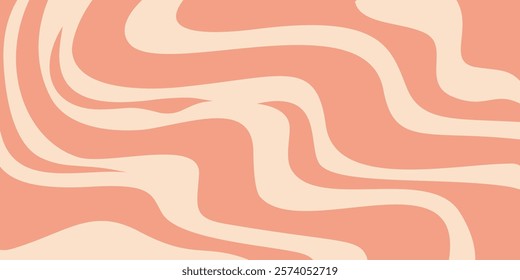 Swirl background coffee or caramel. Mocha mousse swirl wave. Coffee pattern wave. Vector illustration
