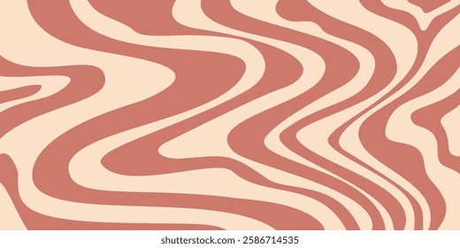 Swirl background coffee or caramel. Mocha mousse swirl wave. Coffee pattern wave. Vector illustration