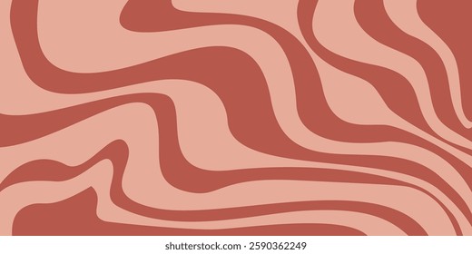 Swirl background coffee or caramel. Mocha mousse swirl wave. Coffee pattern wave. Vector illustration