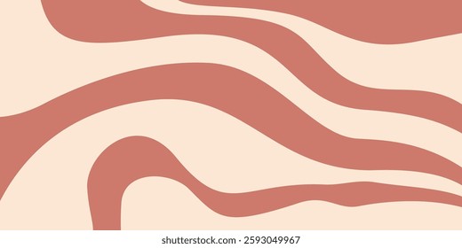 Swirl background coffee or caramel. Mocha mousse swirl wave. Coffee pattern wave. Vector illustration