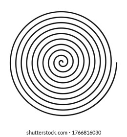 swirl as background or icon or logo in black and white colors