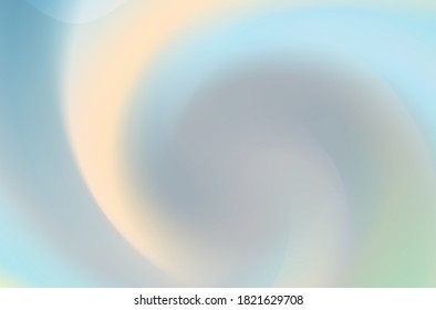swirl background with mesh blur effect and light blue color