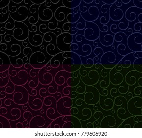 Swirl Background with pattern. 