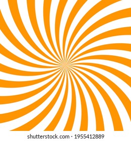 Fondo giratorio, plantilla de diseño de afiches, ilustración vectorial