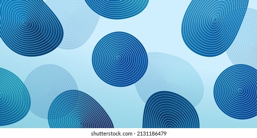 Fondo del patrón de verano azul giratorio 