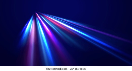 Swirl bokeh effect. Colored shiny sparks of spiral wave. Curved bright speed line swirls. Shiny wavy path. Rotating dynamic neon circle. Magic golden swirl with highlights.