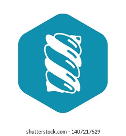 Swirl candy stick icon. Simple illustration of swirl candy stick vector icon for web design isolated on white background