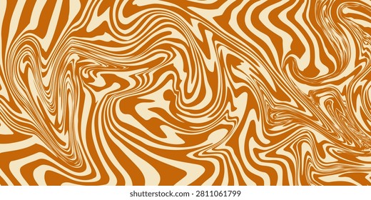 Swirl Caramel Pattern. Vector Splash Caramel Sauce Background. Swirl Peanut Butter Texture. Toffee and Milk Pattern. Liquid Chocolate Bg