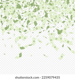 Fondo Transparente De Swirl Cash Vector. Faltando tarjeta de financiamiento. Volante de Jackpot de papel de caricatura. Cubierta del Casino de Moneda de Papel.