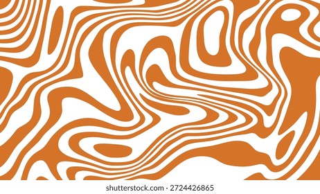 Bolsa de chocolate de remolino para el patrón de fondo de caramelo y leche de café de maní. Ilustración de textura de crema para pastel de mantequilla de arce y jarabe abstracto sabroso. Flujo de remolino para derretir la llovizna patrón de alimentos.