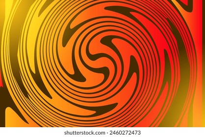 swirl circle abstract gradient orange background design