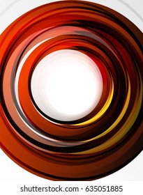 Swirl and circles, futuristic geometrical abstract background. Vector layout template for your text, message, photo or presentation wallpaper