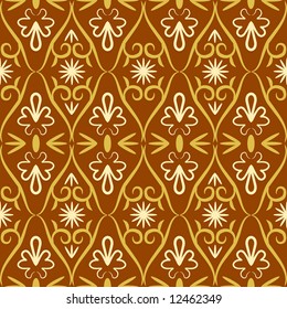 Swirl color retro seamless pattern