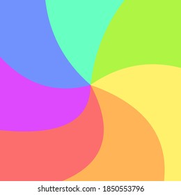 diseño de vectores de fondo de arco iris colorido de swift
