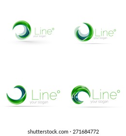 Swirl company logo design. Universal for all ideas and concepts. Business creative icon