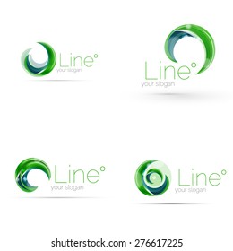 Swirl company logo design. Universal for all ideas and concepts. Business creative icon