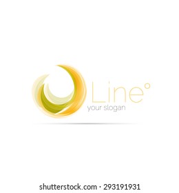 Swirl company logo design. Universal for all ideas and concepts. Business creative icon