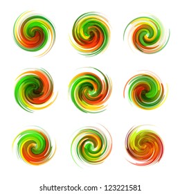 Swirl elementsÃ?Â for design. Vector illustration.